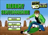 Ben 10 Games - Ben 10 Ultimate Aien Highway Skateboarding - Cartoon Network Games - Game F