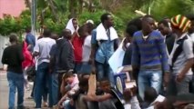 A Vintimille, 200 migrants interdits d'entrer sur le territoire français