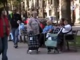 Barcelona. Asientos publicos...como sardinas