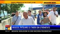 Traian Basescu, intalnire cu tinerii din strainatate la Sulina