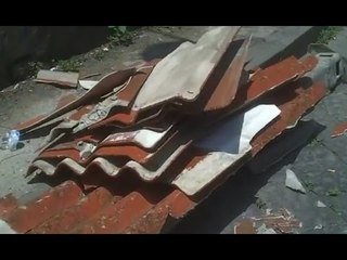 Aversa (CE) - Amianto nel centro storico in attesa di rimozione (13.06.15)