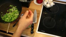 Pilzröllchen mit Lauchfüllung - Pfannkuchen ohne ei backen - vegane Rezepte von Koch's vegan