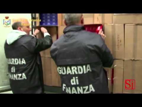 Napoli - Sequestrate 3,3 tonnellate di sigarette di contrabbando (07.03.14)