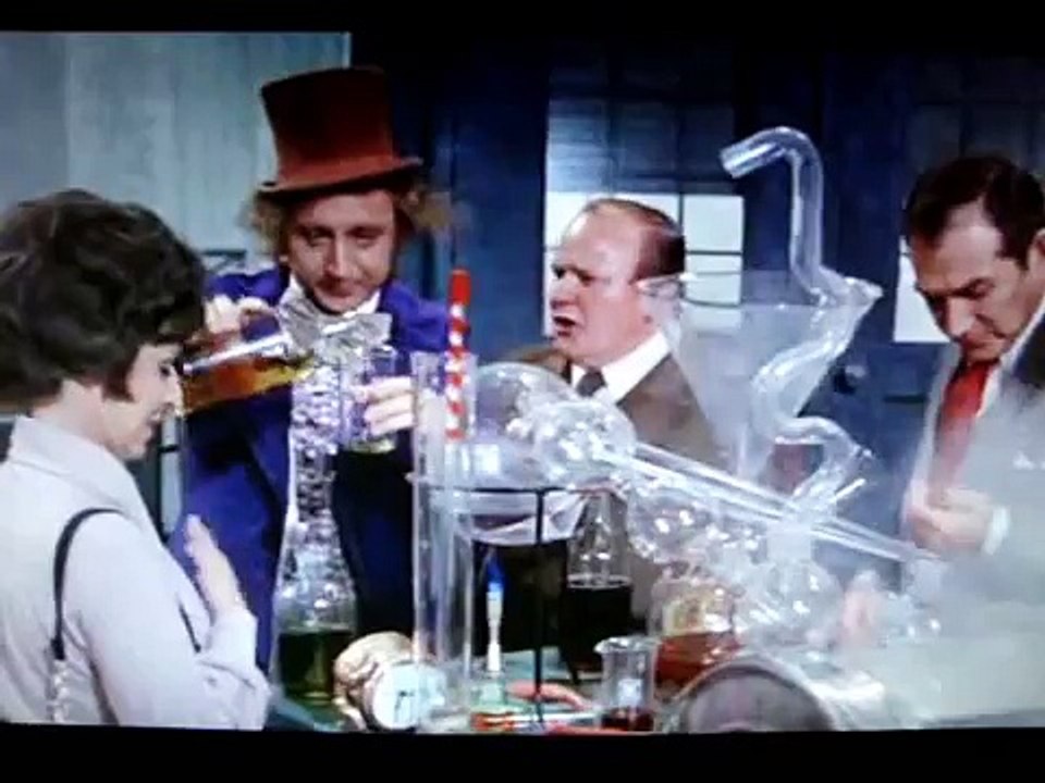 Willy Wonka Invention Room Scene
