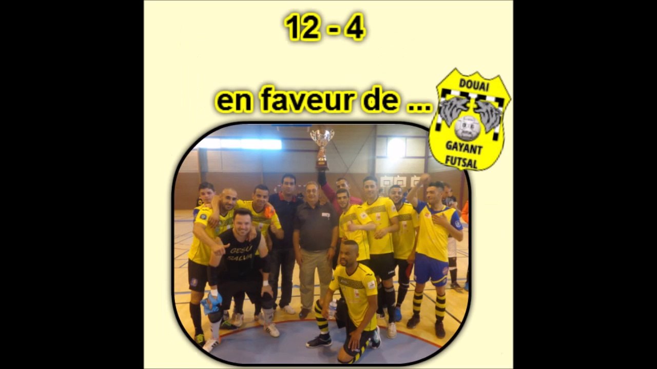 Futsal Day, 13 juin 2015 : Finale de la Coupe de l'Escaut : Douai Gayant VS Escautpont !!!...