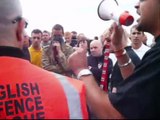 EDL and Casuals united marching on Blackpool promenard 31-7-2010.wmv