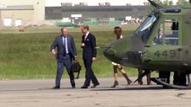 Arrivée à Calgary - le duc et la duchesse de Cambridge (prince William et Kate Middleton)