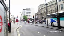 Buses at Charing Cross, Strand, Central London