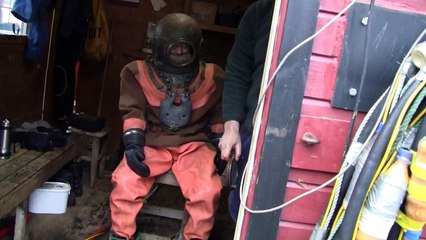 Hard hat diving