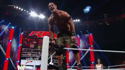 AJ kisses John Cena