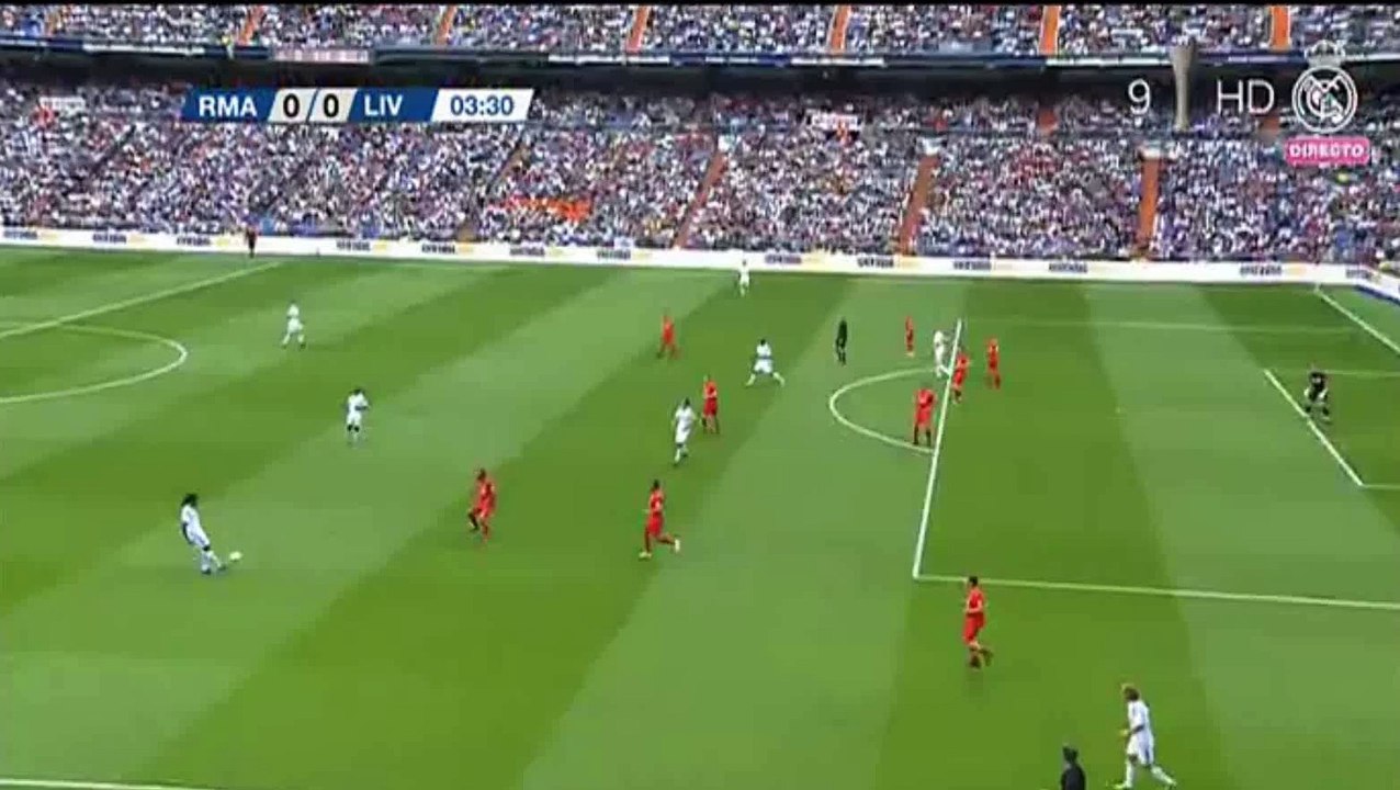 Morientes Shot - Real Madrid vs Liverpool Legends 14.06.2015