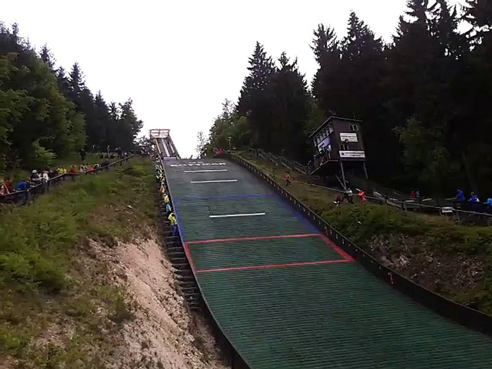 2 Wertungsdurchgang Ken Sicker Kottmar Walddorf  40. Internationalen Mattenskispringen