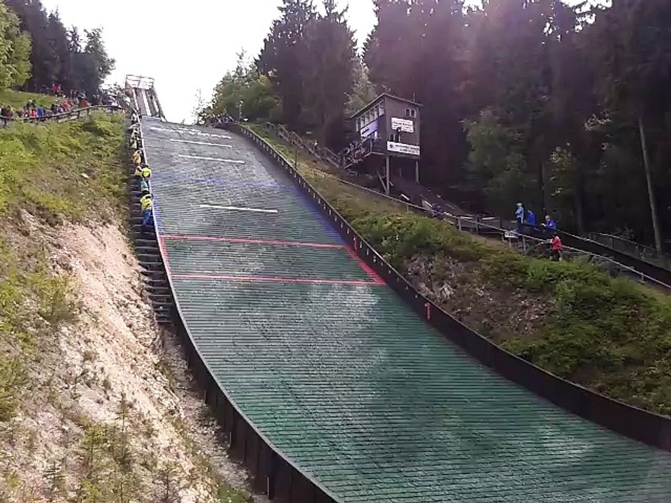 1 Wertungsdurchgang Ken Sicker Kottmar Walddorf  40. Internationalen Mattenskispringen