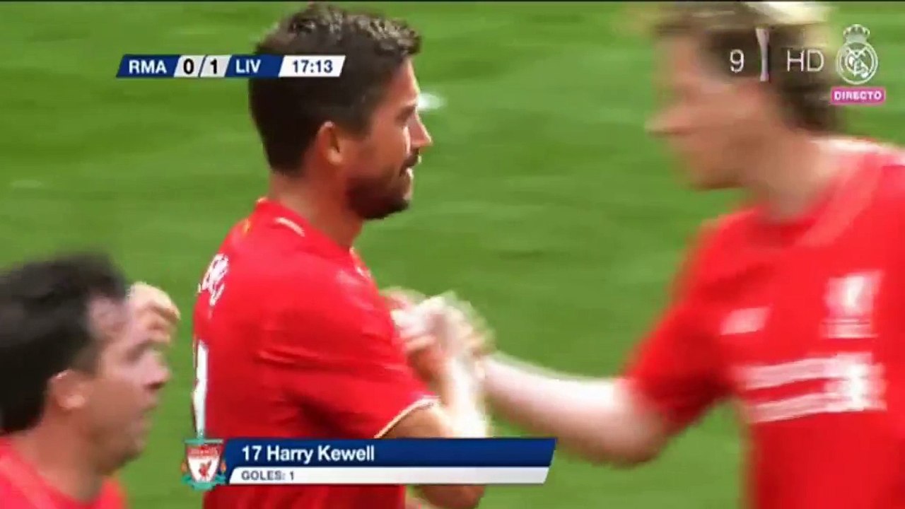Harry Kewell Goal 0_1 _ Real Madrid vs Liverpool Legends 14.06.2015