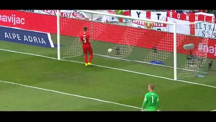 Goal Novakovic - Slovenia 1-0 England - 14-06-2015