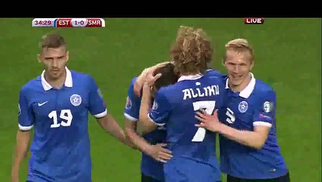 [HQ] Sergei Zenjov goal 1-0 Estonia - San Marino 14.06.2015 HD_(new)