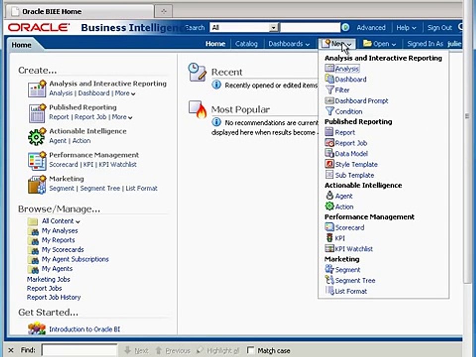 OBIEE Training - OBIEE 11g KPIs (Key Performance Indicators) and KPI Watchlist Tutorial