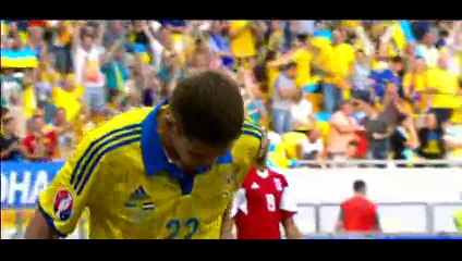 Goal Kravets - Ukraine 1-0 Luxembourg - 14-06-2015
