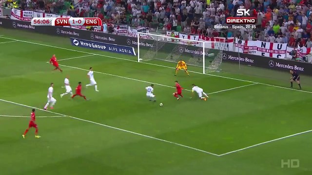 Wilshere Fantastic Goal 1:1 | Slovenia vs England 14.06.2015