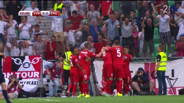 Slovenia - England 2-3, Rooney (2-3, 86'), 14.06.2015. Full HD