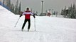 Improve your intermediate christie on cross country skis