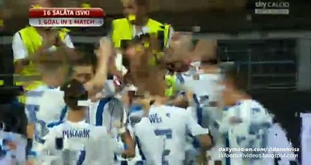 Kornel Salata Goal 1-0 | Slovakia vs Macedonia 14.06.2015