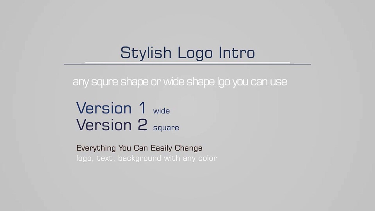 After Effects Project Files - Stylish Logo Intro - VideoHive 9308069