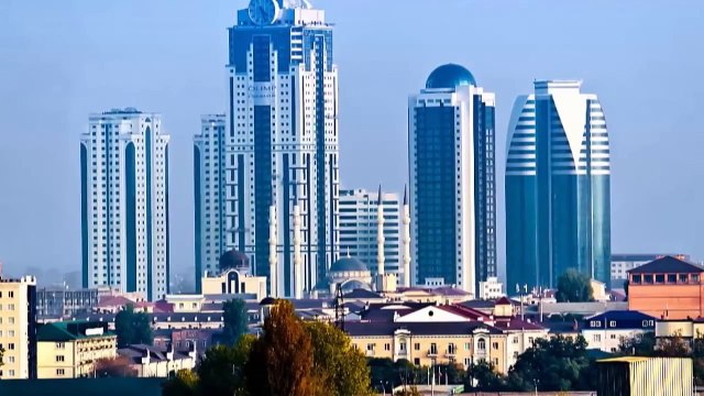 Chechnya GROZNY CITY modern chechen capital HD