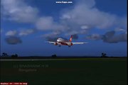 The landing of A320 Kingfisher airlines