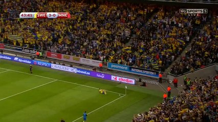 Ibrahimovic Second Goal 3:0 | Sweden vs Montenegro 14.06.2015