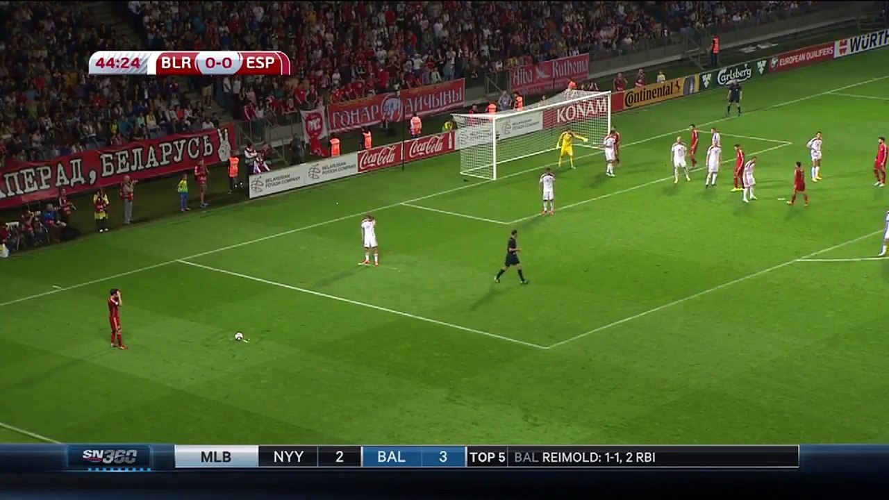David Silva 0:1 | Belarus vs Spain 14.06.2015