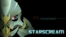 STARSCREAM Transform - Short Flash Transformers Series