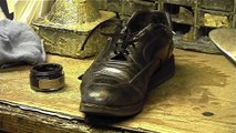 Shoe Repair & Cleaning : How to Remove Built-Up Shoe Polish on Shoes