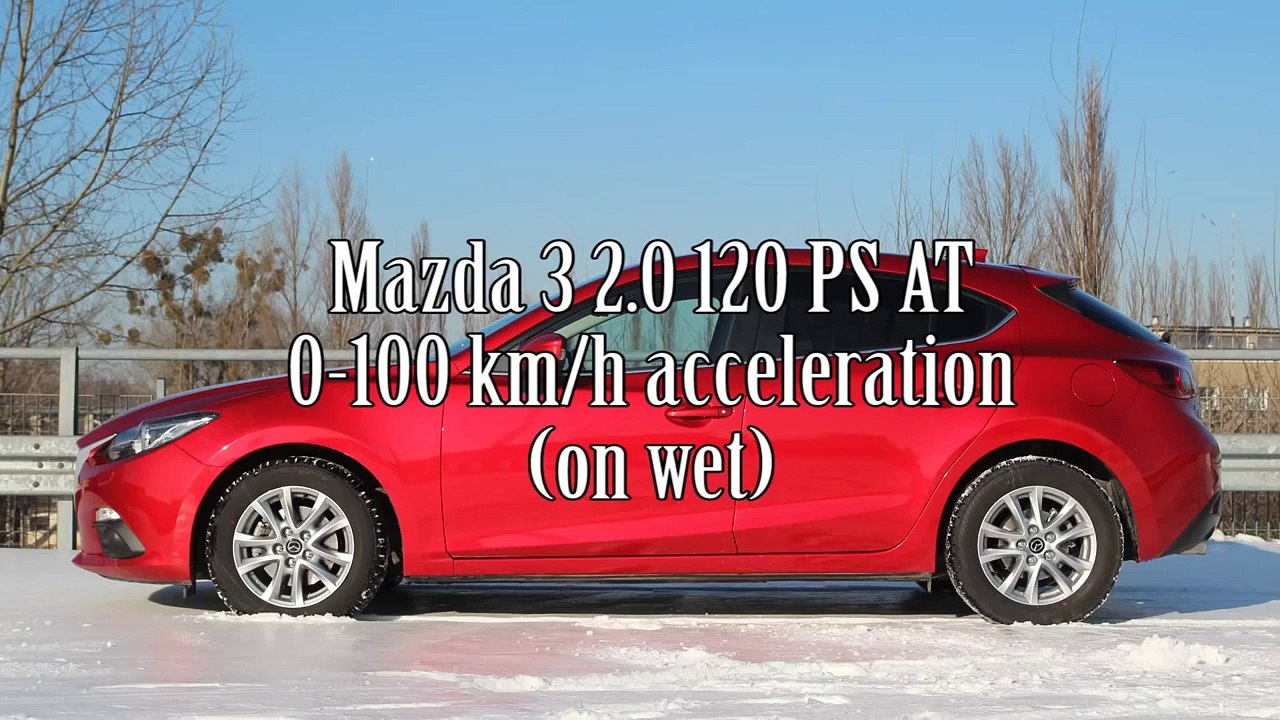 Mazda 3 2.0 120 PS AT - acceleration 0-100 km/h
