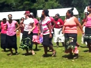 Mollie Dancing in Micronesia