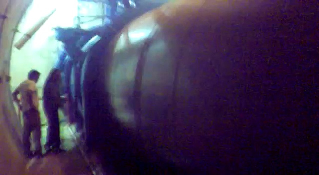 Interior de la presa Solís