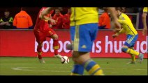 Goal Damjanović - Sweden 3-1 Montenegro - 14-06-2015