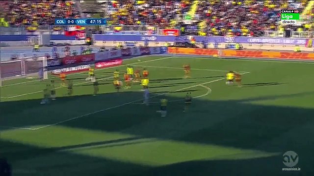 Carlos Sánchez volley longshot | Colombia vs Venezuela 14.06.2015