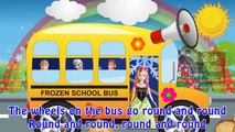 Disney Frozen Wheels on the Bus Frozen Song Disney Frozen Cartoon Animation Song with lyri