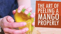 The Art Of Peeling A Mango Properly