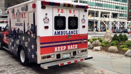 SUPER EXCLUSIVE WALK AROUND OF THE FDNY 150TH ANNIVERSARY COMMEMORATIVE EMS AMBULANCE IN MANHATTAN.
