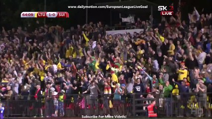 All Goals | Lithuania 1-2 Switzerland 14.06.2015 HD
