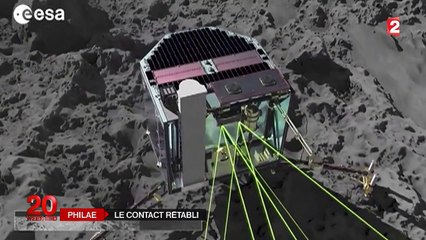 Le robot Philae, de nouveau opérationnel