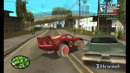 Lightning McQueen - GTA San Andreas Mod
