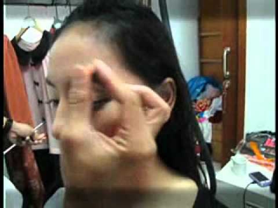 beauty shimmering make up