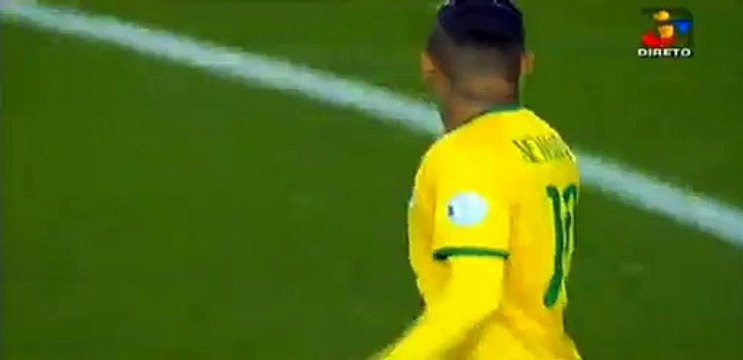 1-1 Neymar Goal Brazil vs Peru Copa America 14.06.2015