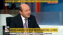 Basescu, despre Ponta: Si-a lasat sotia insarcinata in 6 luni pentru fiica unui lider PSD