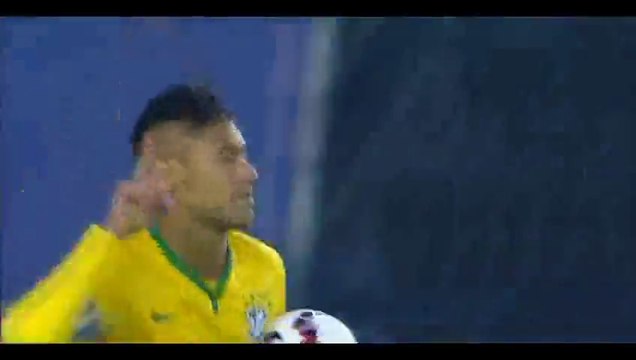 Neymar Goal 1-1 | Brazil vs Peru 14-06-2015 (Copa America 2015)