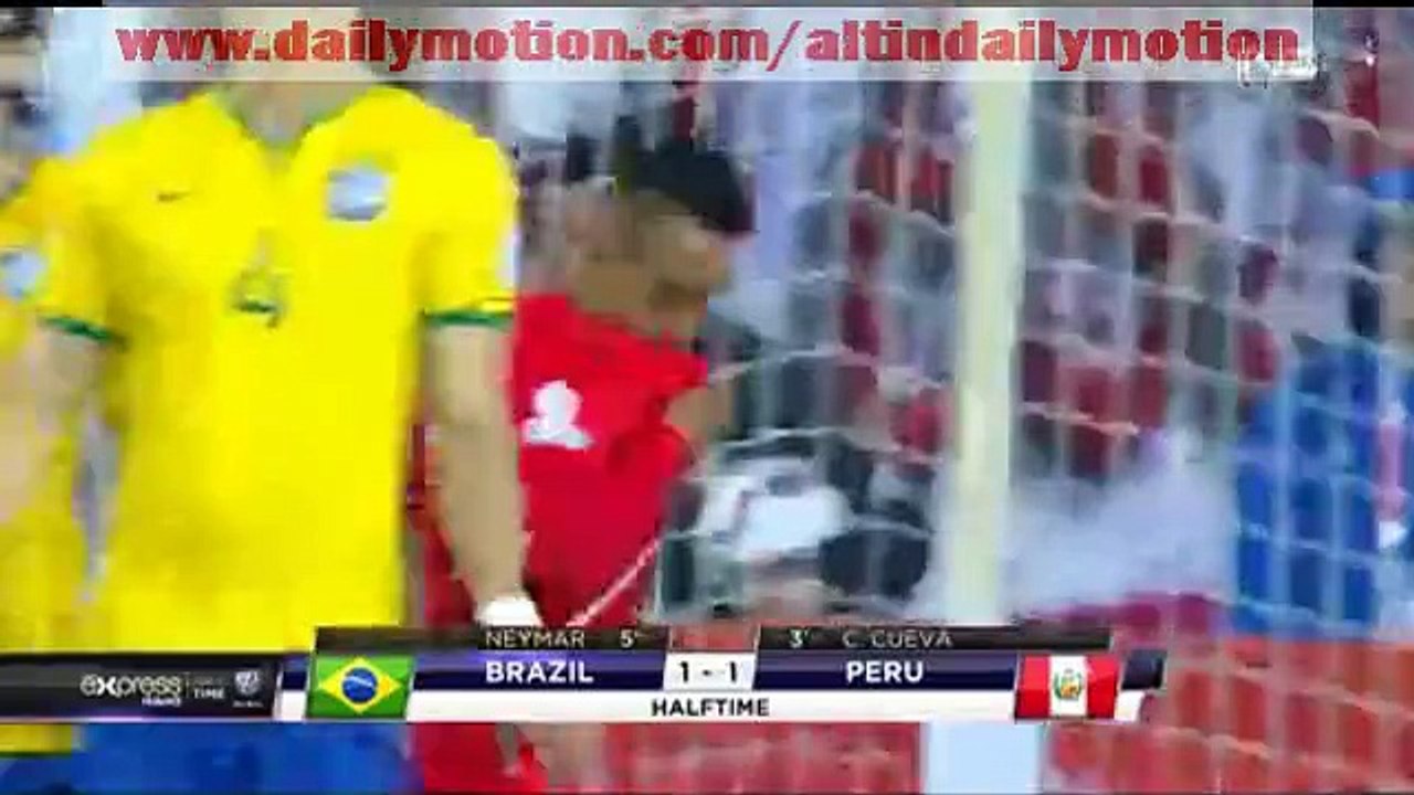 Brazil 1-1 Peru 1st HALF | All Goals