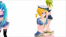 [MMD]ECHO (Sailor Gumi, Miku, Rin)